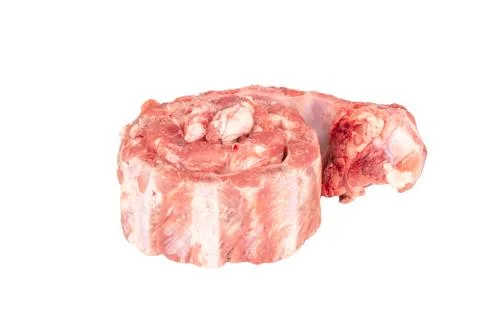 Pork ribs bone isolated on white background Stock Photos