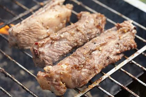 Pork ribs Stock Photos