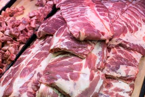 Pork ribs Stock Photos