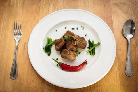 Pork roast. Stock Photos