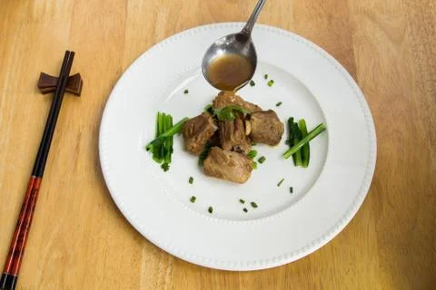 Pork roast. Stock Photos