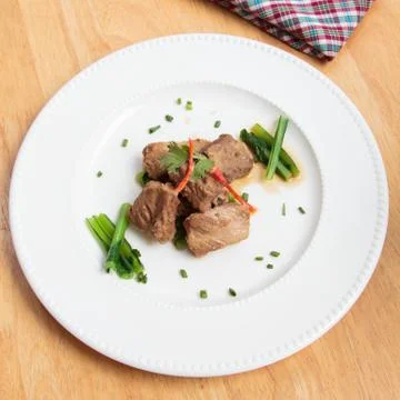 Pork roast. Stock Photos