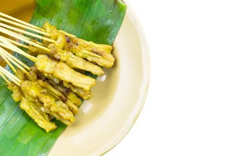 Pork Satay Stock Photos