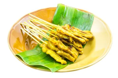 Pork Satay Stock Photos