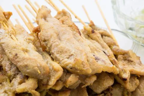 Pork Satay Stock-Fotos
