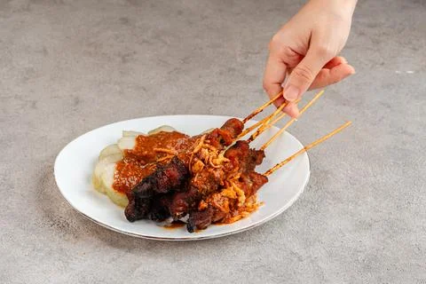 Pork Satay Stock Photos