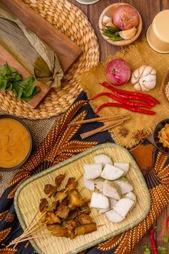 Pork Satay Stock Photos