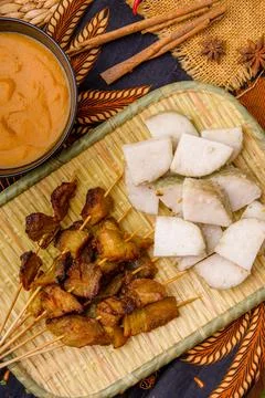 Pork Satay Stock Photos