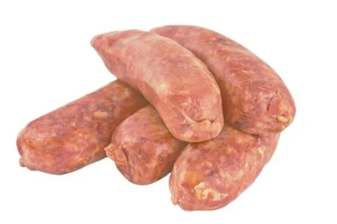 Pork sausages Stock Photos