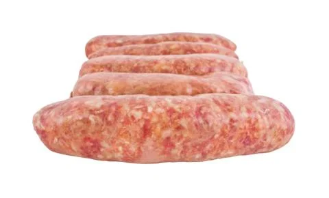 Pork sausages Stock Photos