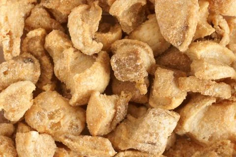Pork scratchings Stock Photos
