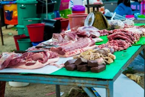 Pork shop Stock Photos