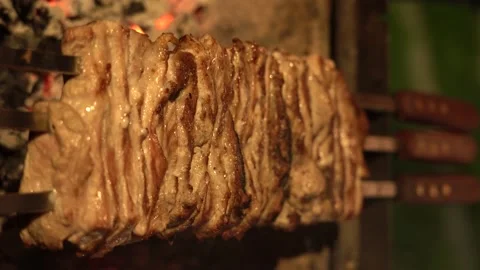 Pork on shumpurs Stock Footage 154887327