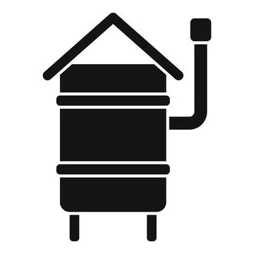 Pork smokehouse icon simple vector. Bbq grill Illustrazione stock