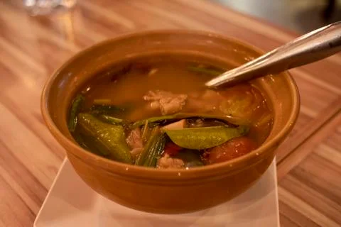 Pork soup Stock Photos