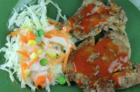 Pork steak Stock Photos