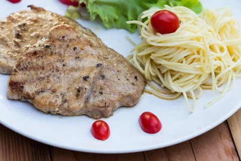 Pork steak Stock Photos