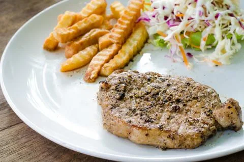 Pork Steak Stock Photos
