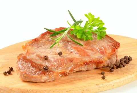 Pork steak Stock Photos