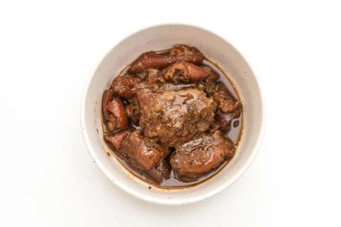 Pork stew with herb Stock Photos