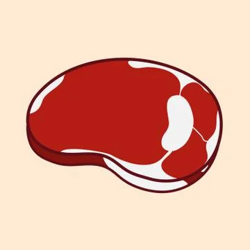 Pork vector food design. Stock Illustration