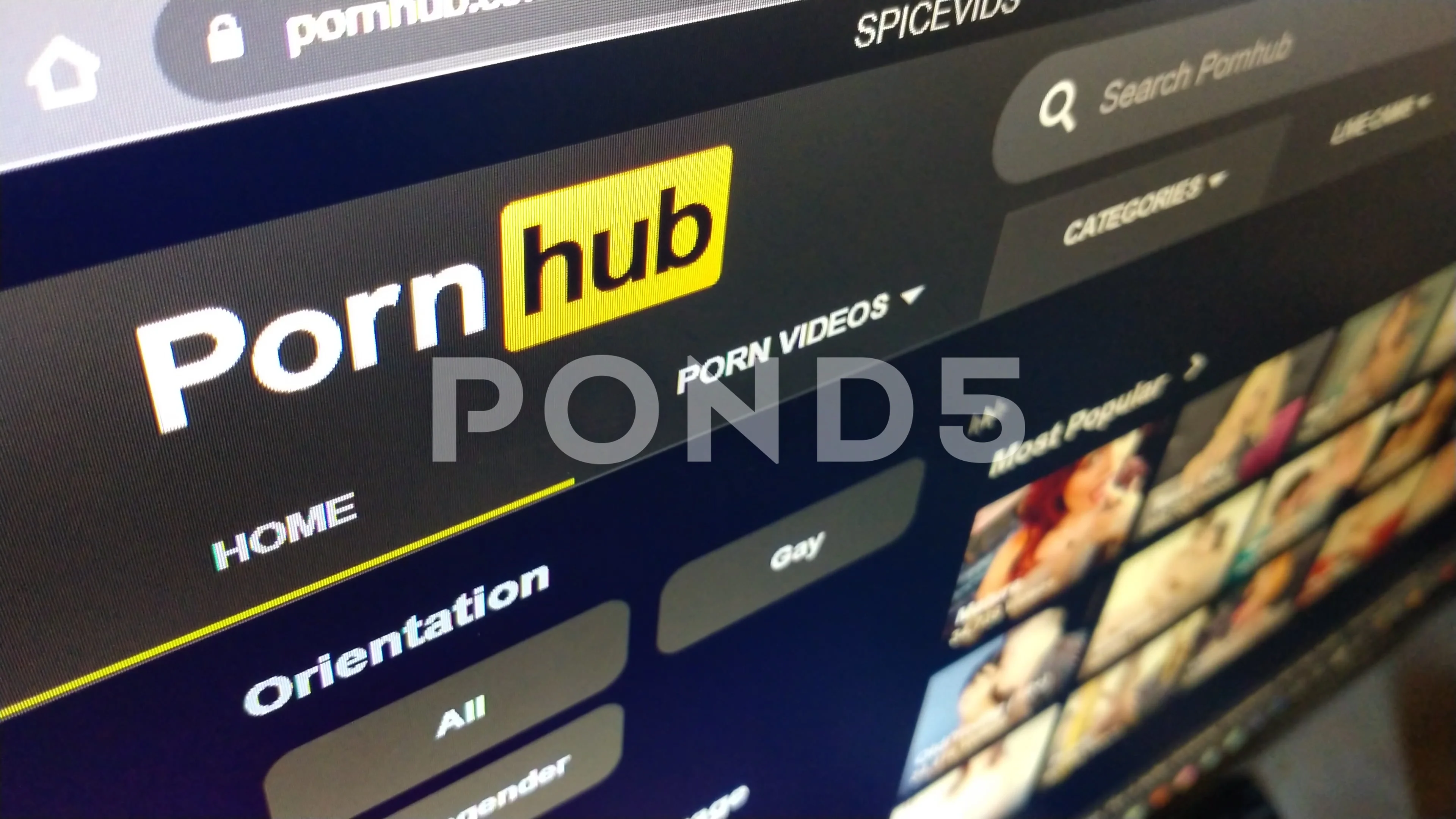 Sex Video Software - porn hub erotic video platform. pornhub ... | Stock Video | Pond5