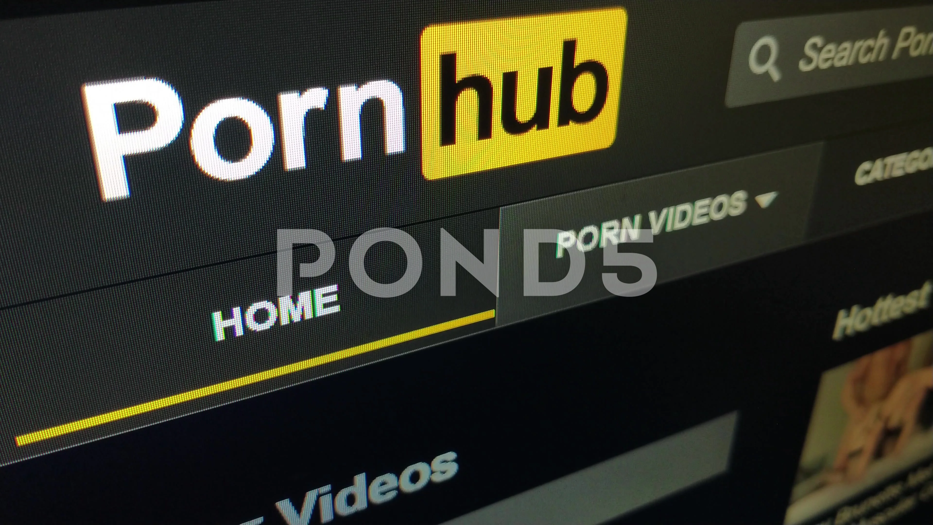 3840px x 2160px - porn hub xxx pornography website on the ... | Stock Video | Pond5