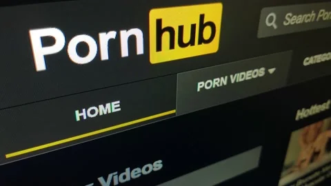 480px x 270px - porn hub xxx pornography website on the ... | Stock Video | Pond5