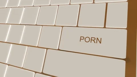 Porn-Key Concept 4K 3D animation gold Stock Footage 73775182