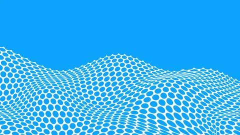 Porous breathable fabric layer background with cells for air circulation. B.. Stock Illustration