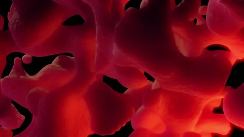 Porous material. Nanoporous structures. 3d animation render Stock Footage 222721531