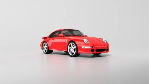 Porsche 911 993 Turbo 3D Model