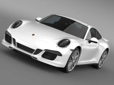 Porsche 911 Carerra 4S Facebook 5M1 3D Model