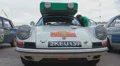 Porsche 911 classic 1963 driver inside, vintage model retro HD Footage