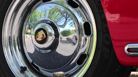 Porsche Hub Cap Stock Footage 80538328