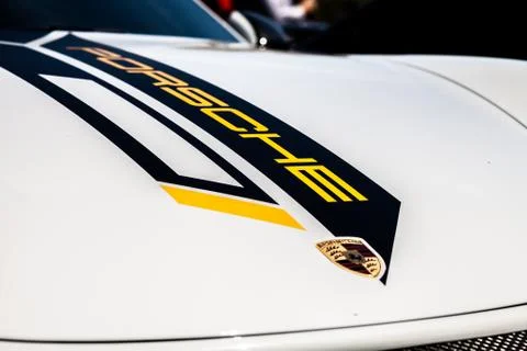 Porsche Logo Foto stock