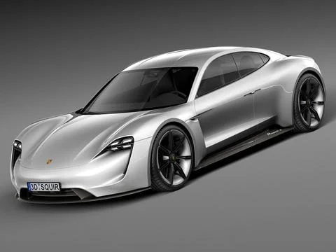 Porsche Mission E Concept 2015 3D Model