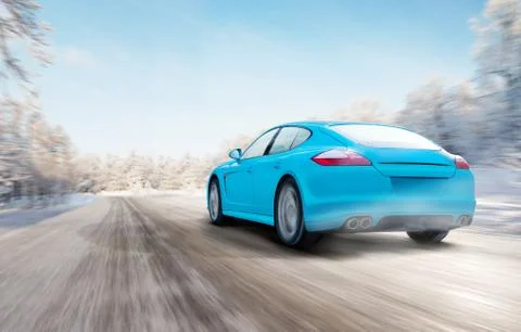 Porsche Panamera. Stock Photos
