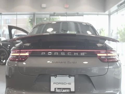 Porsche Wing Stock Footage 77045160