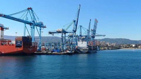 Port activities Stock Footage 102385155