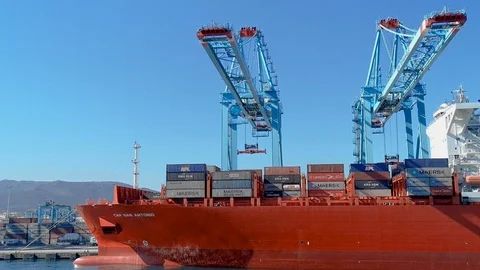 Port activities Stock Footage 102385699
