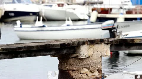 Port afternoon Stock Footage 12564572