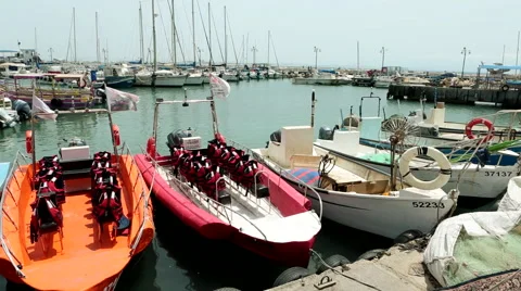 Port of Akko - 10 Stock Footage 49693138