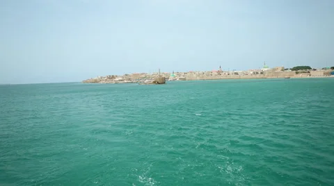 Port of Akko - 4 Stock Footage 49693320