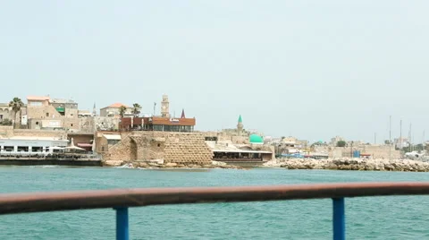 Port of Akko - 5 Stock Footage 49693546