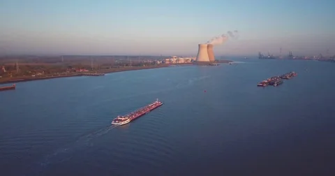 Port of Antwerp Stock Footage 81107296