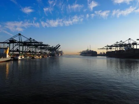 Port of Antwerp. 스톡 사진