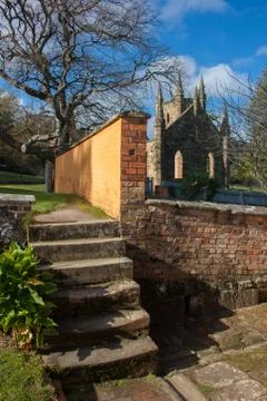 Port Arthur steps Stock Photos