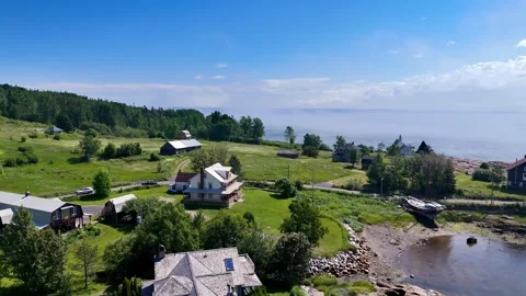 Port au Persil, Quebec, Canada Stock Footage 280565124