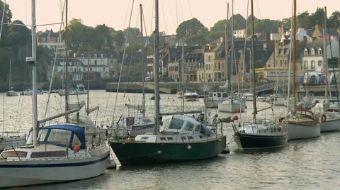 Port Auray 2 Stock Footage 4430931